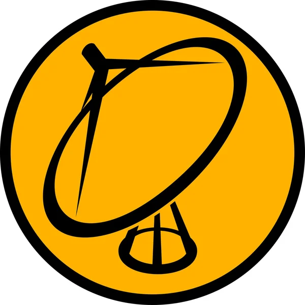 Icono de antena satelital — Vector de stock