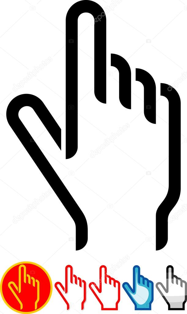 Hand cursor