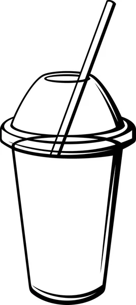 Batido de leche — Vector de stock