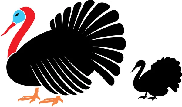 Vector turkey — Stock Vector