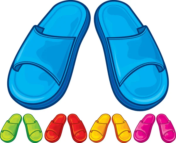 Flip flops set — Stock Vector