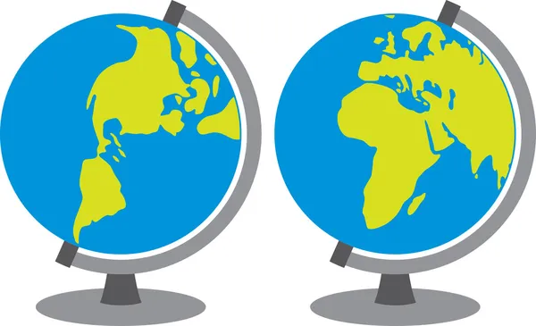 Globe scolaire — Image vectorielle