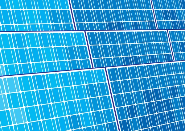 Solar panels design — Stock Vector