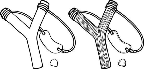 деревянная рогатка
