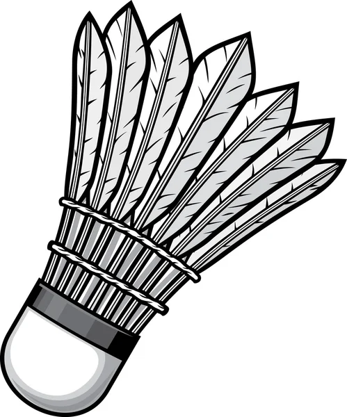 Badminton shuttlecock — Stock Vector