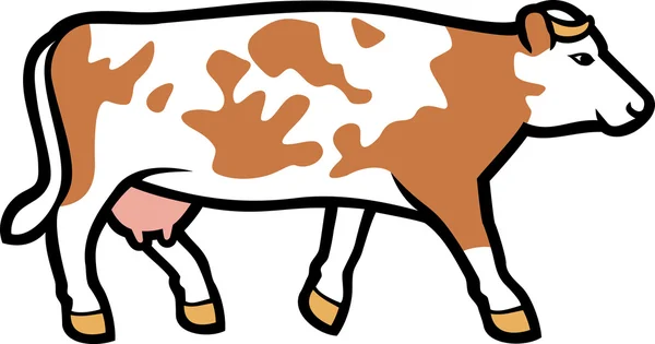 Ilustração do vetor de vaca —  Vetores de Stock