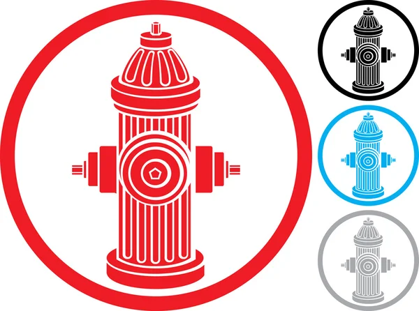 Požární hydrant symbol — Stockový vektor