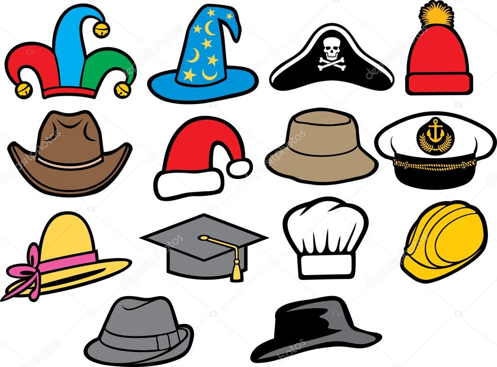 Collection of hats