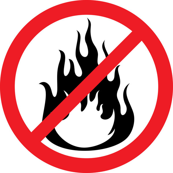 No fire sign