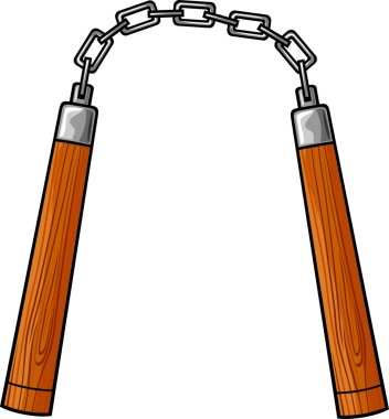 Nunchaku silah (dövüş sanatları nunchaku silah)