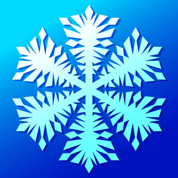 Signo de copo de nieve — Vector de stock