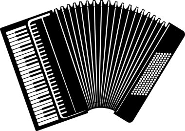 Classical accordion clipart