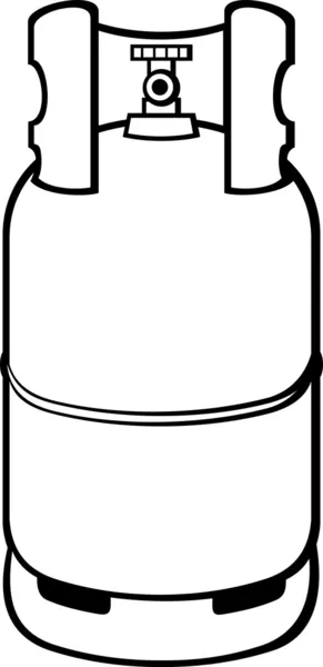 Bouteille de gaz propane — Image vectorielle