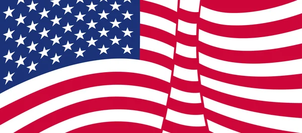 ABD bayrağı — Stok Vektör