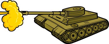 Military tank clipart