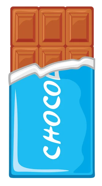 Chocolade bar — Stockvector