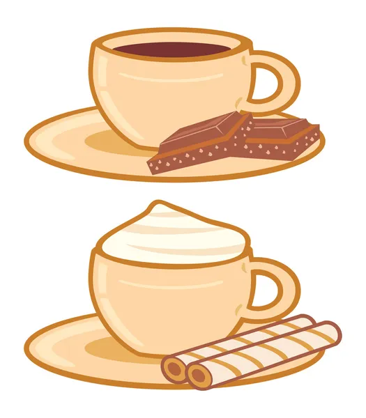 Tasses de café — Image vectorielle