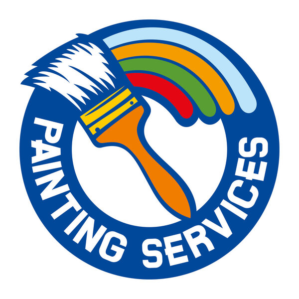 Painting services label