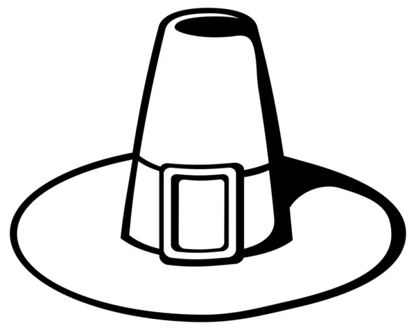 Sombrero de peregrino — Vector de stock