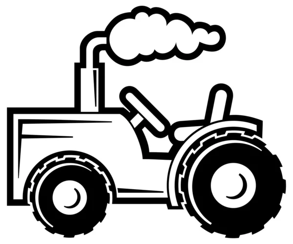 Трактор для сельского хозяйства — стоковый вектор