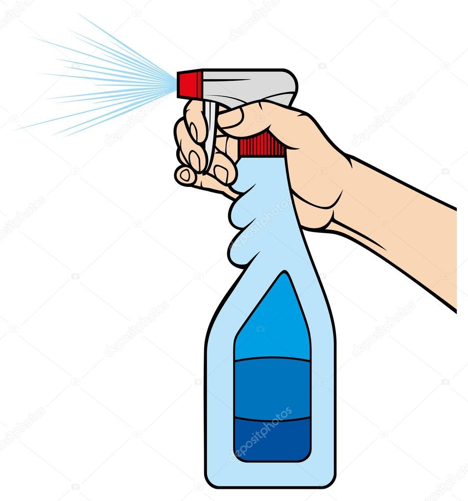 Cleaning spray bottle