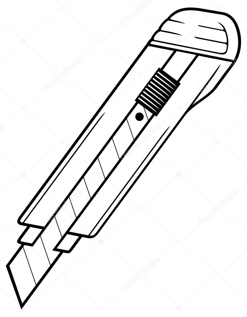 Schneidmesser  Stockvektor  Tribaliumivanka 50289379