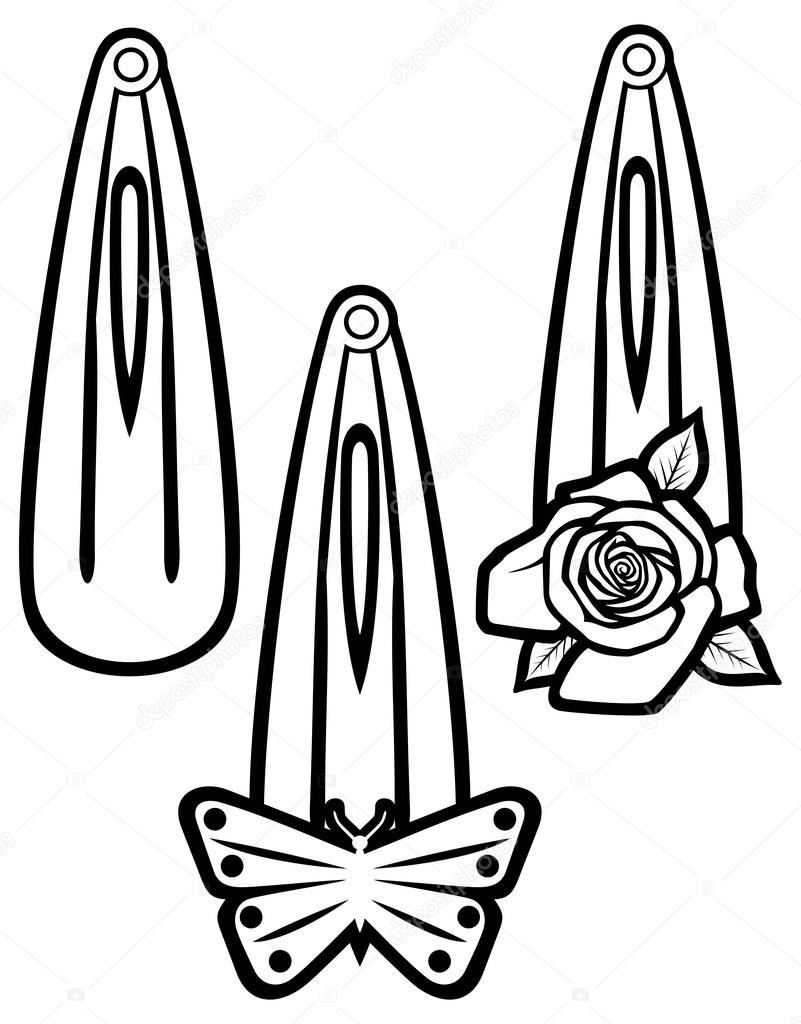 Hair clips collection Stock Vector © Tribaliumivanka #50289413 Hair clips collection Stock Vector © Tribaliumivanka #50289413