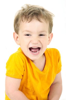 bağırarak toddler beyaz bitti