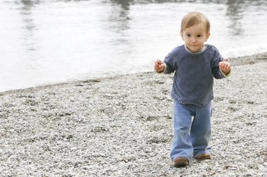 bebek çocuk boş pebble Beach