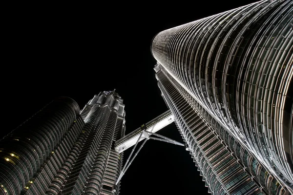 Petronas towers at night — Stock Photo, Image