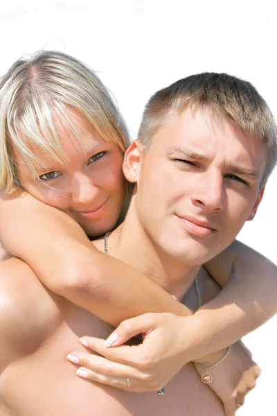 Young couple portrait — Stock Photo, Image