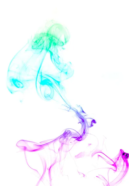 Colored smoke over white — Stock Image Colored smoke over white Royalty Free Stock Images