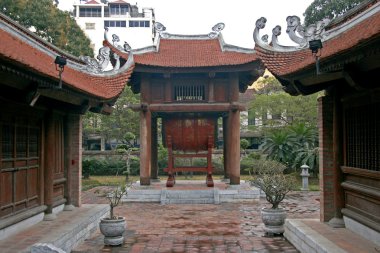 Edebiyat tapınağı, Hanoi, Vietnam