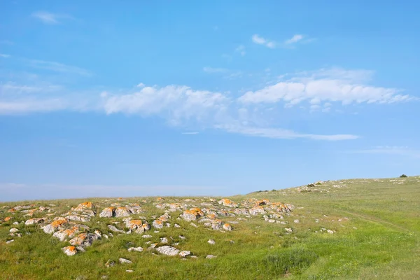 돌과 하늘 추상 풍경 — 스톡 사진