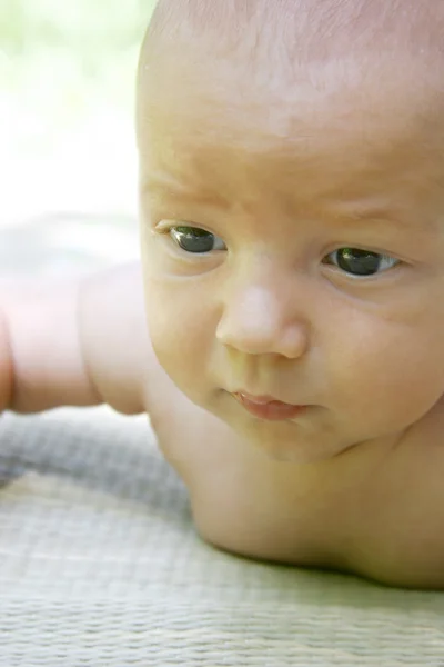Close up baby portrait — Stock Photo, Image