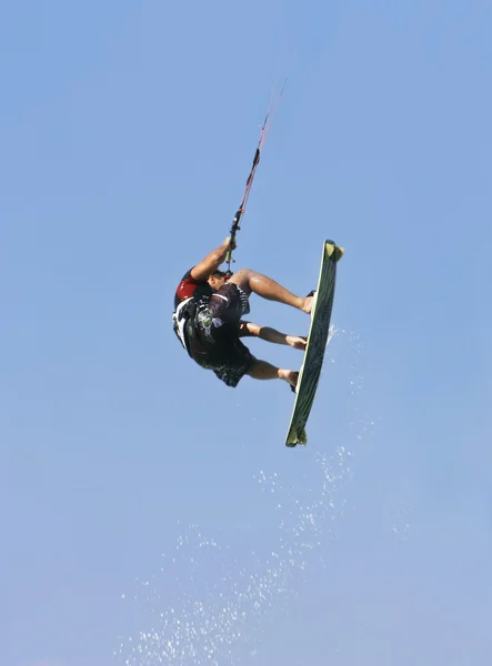 Kite jumper in action — Stock Photo, Image