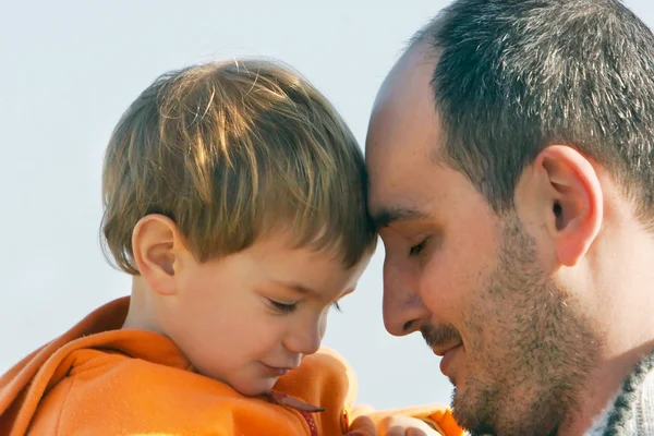 Vader en zoon — Stockfoto