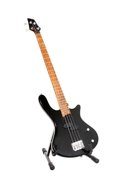 Elektrická kytara přes bílý — Stock fotografie