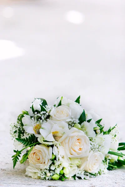 Zblízka svatební kytice — Stock fotografie