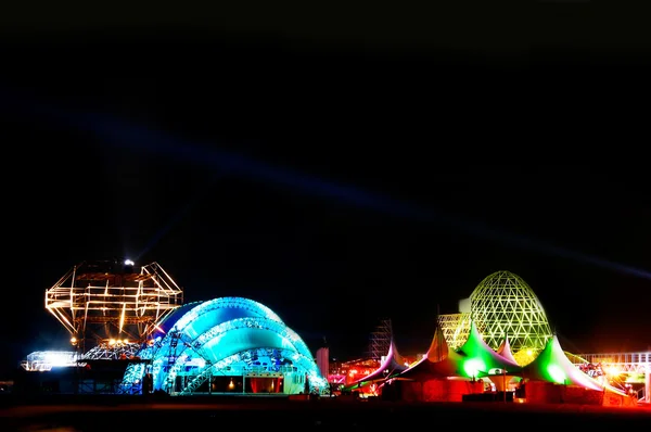 City of the future at night — Stock Photo, Image