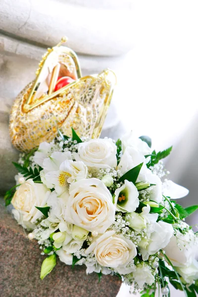 Close up of bridal accessories — Stock Photo, Image