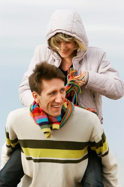 Young happy couple — Stock Photo, Image