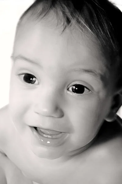 Close up retrato de um bebê — Fotografia de Stock