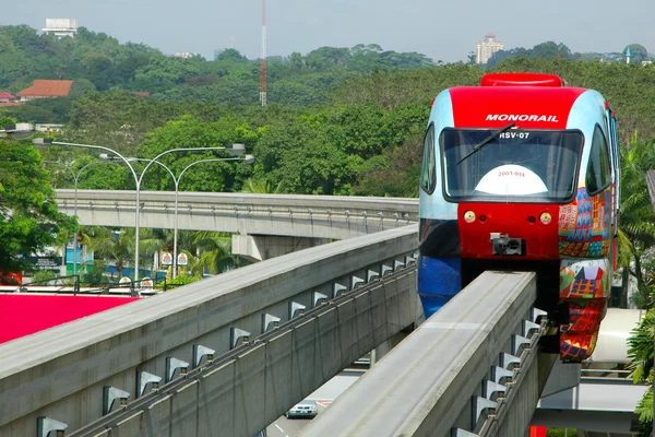 Szynowe monorail — Zdjęcie stockowe