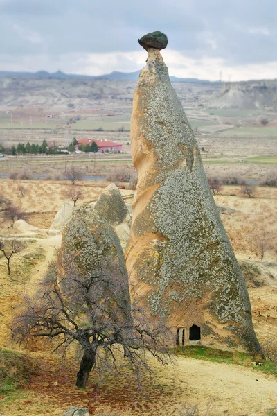 Lanskap rock, kapadokia, kalkun — Stok Foto