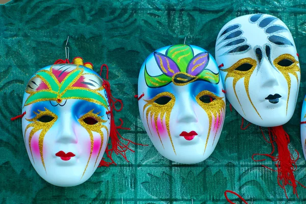Venetianska masker — Stockfoto