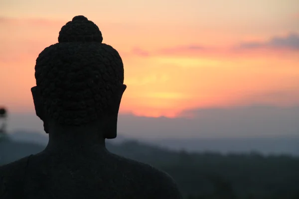 Borobodur Sunset — Stock Photo, Image