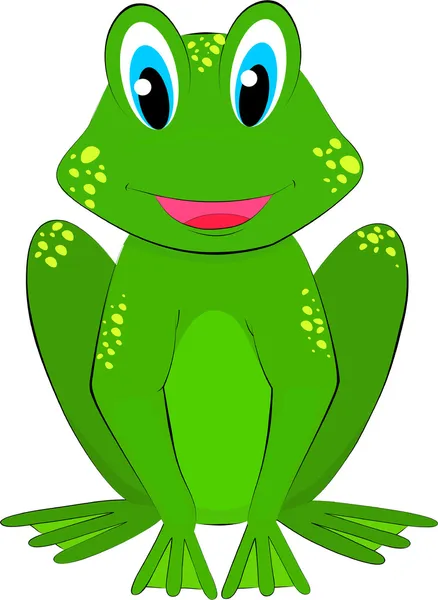 Frog cartoon — Stock Vector