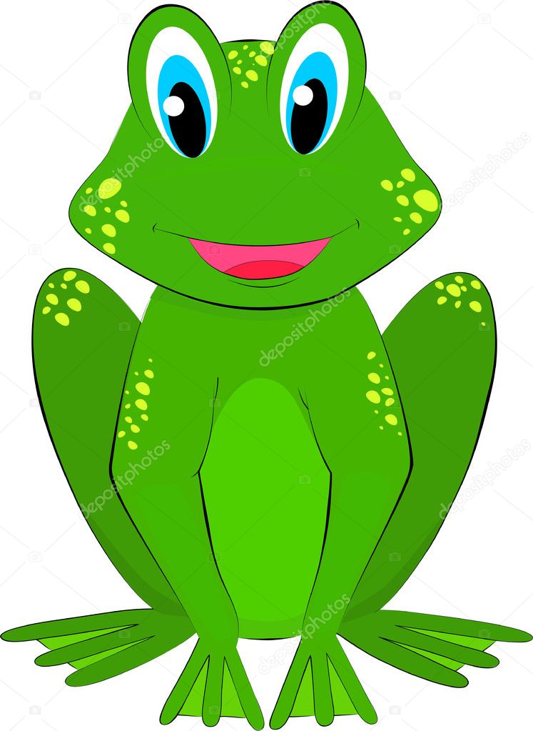 Frog cartoon Vector Art Stock Images | Depositphotos