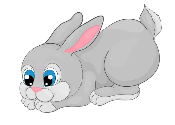 Dibujos animados de conejo — Vector de stock